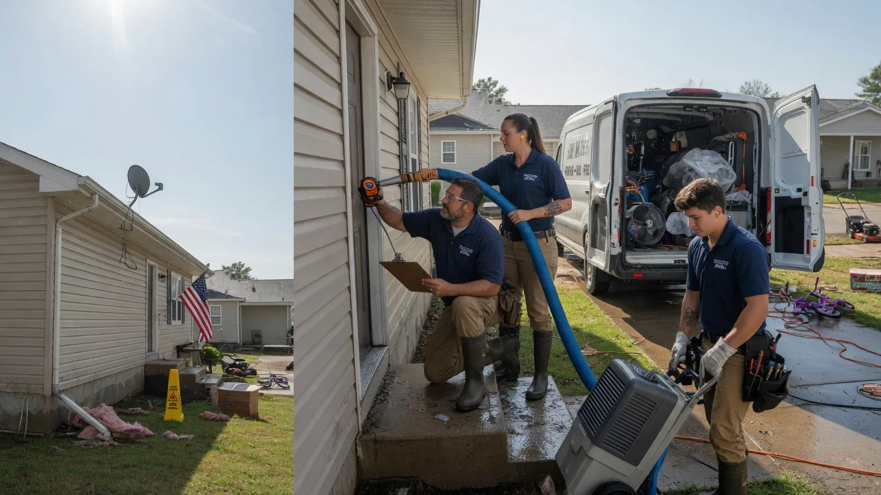 Ceiling Water Damage Restoration in Bartlett, NE near me